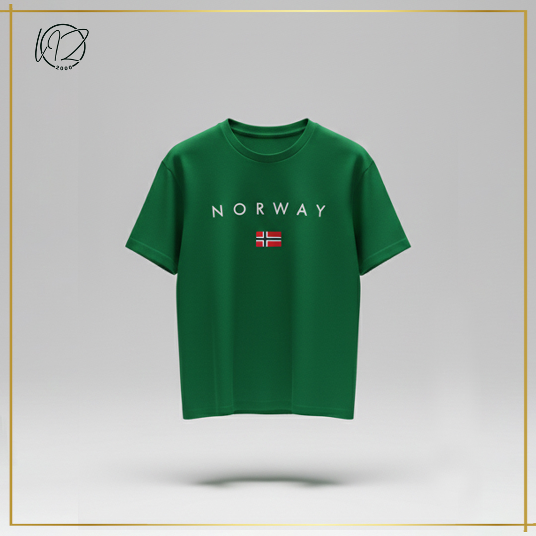 Dark Green NORWAY T-shirt